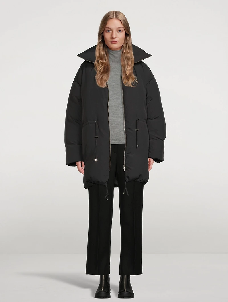 Drawstring Down Jacket