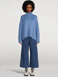 Wool And Organic Cotton Turtleneck Sweater