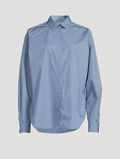 Oversized Cotton Poplin Shirt