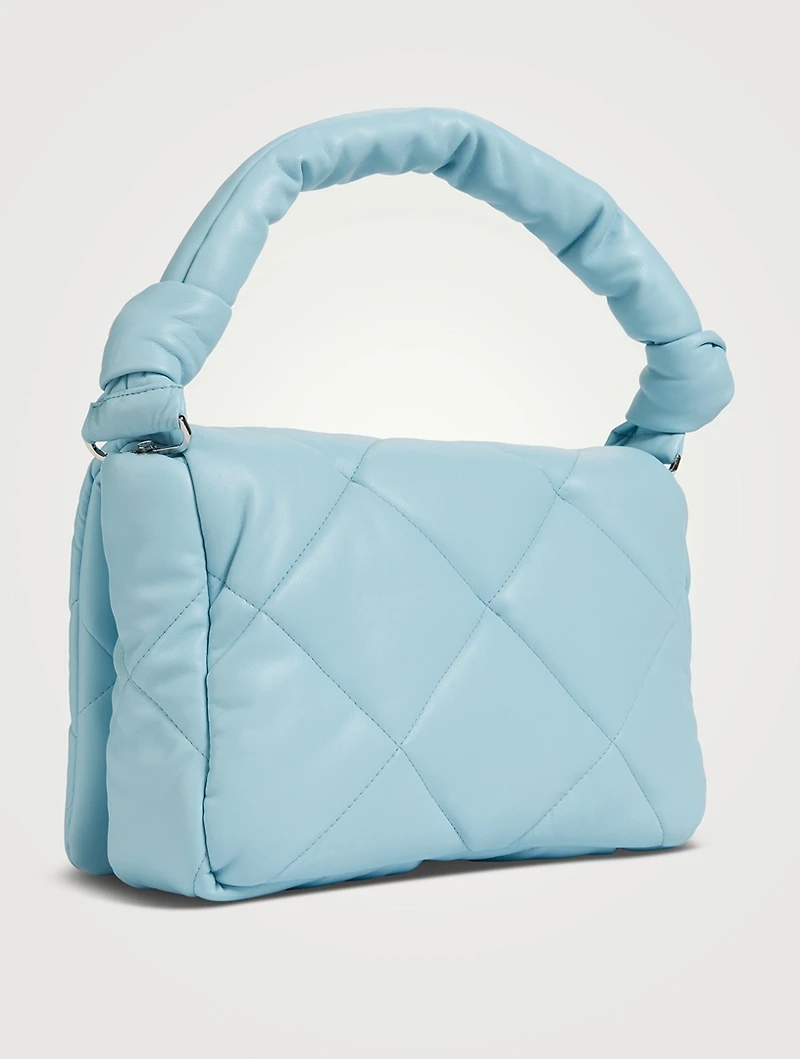 Mini Wanda Quilted Faux Leather Clutch