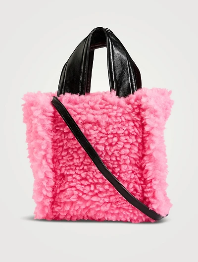 Lucille Faux Fur Tote Bag