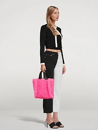 Lucille Faux Fur Tote Bag