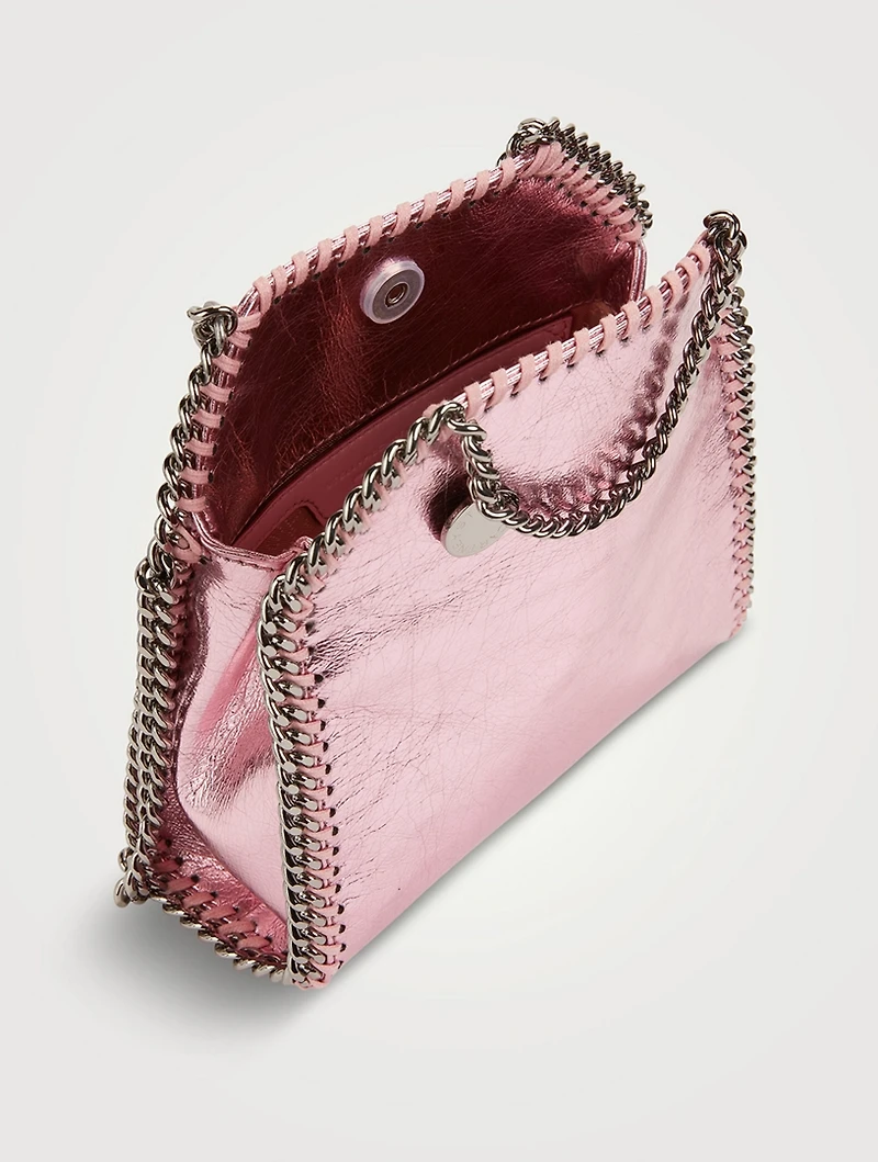 Tiny Falabella Metallic Tote Bag