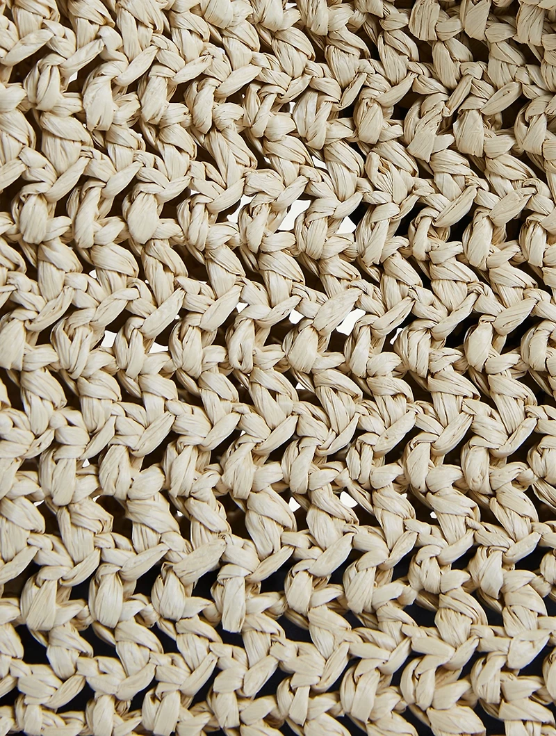 Stella Logo Raffia Tote Bag