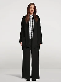 Gingham Cotton Poplin A-Line Shirt