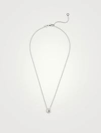 18K Gold Fulfillment Pendant Necklace With Diamonds