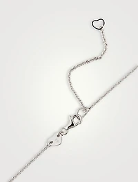 18K Gold Fulfillment Pendant Necklace With Diamonds