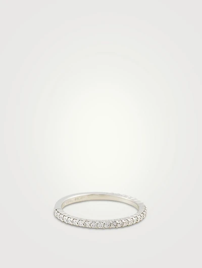 Simply Bridal Wedding Band With Diamonds