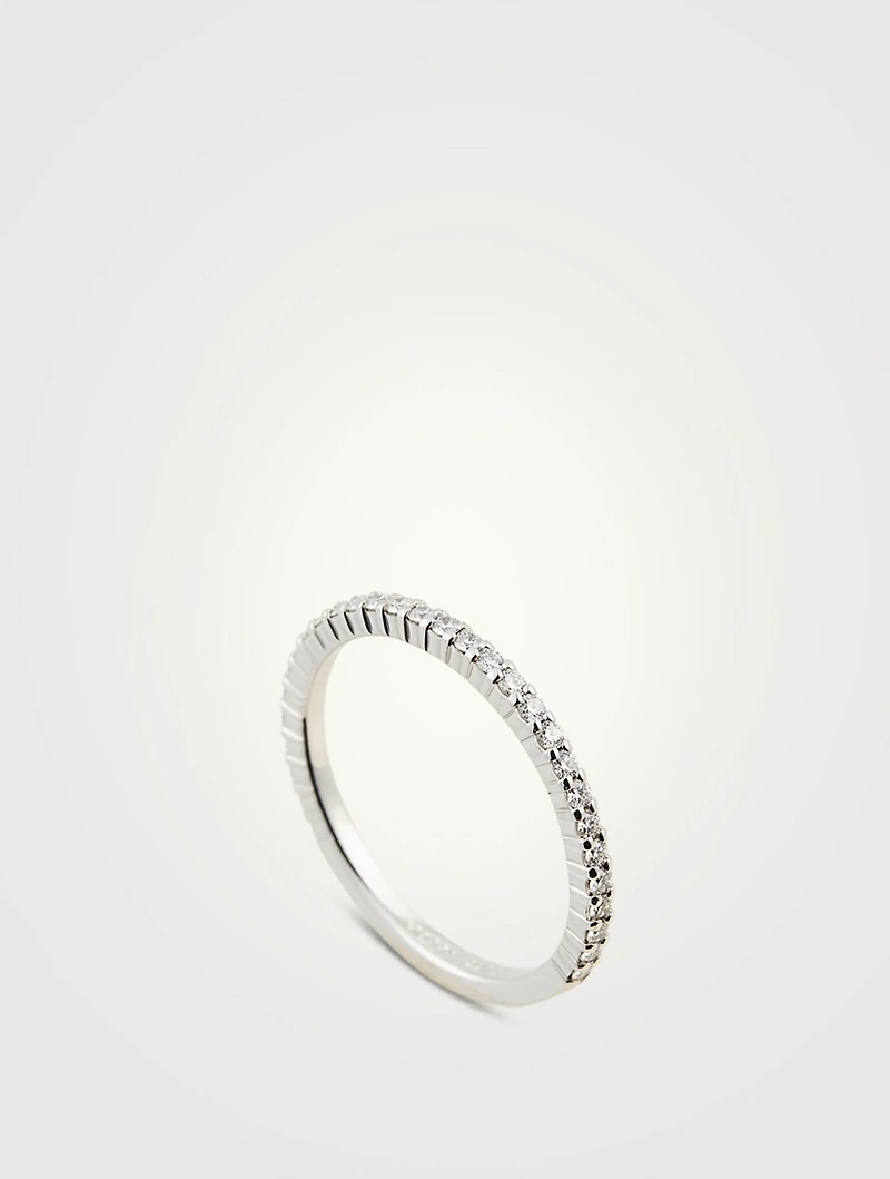 Simply Bridal Wedding Band With Diamonds