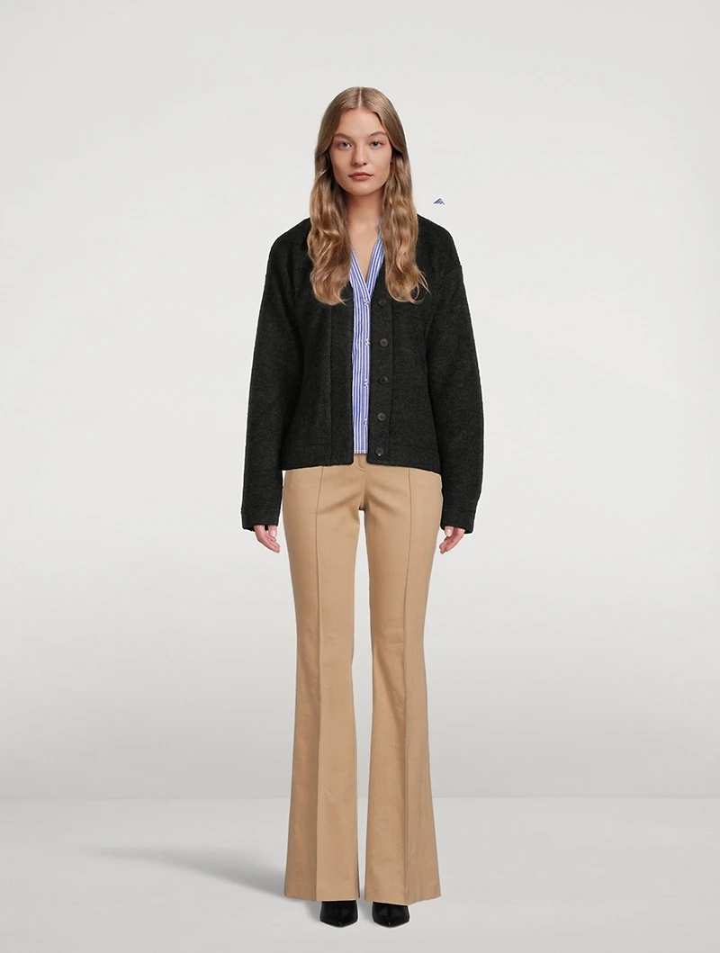 Rosane Ruffle Shirt Stripe