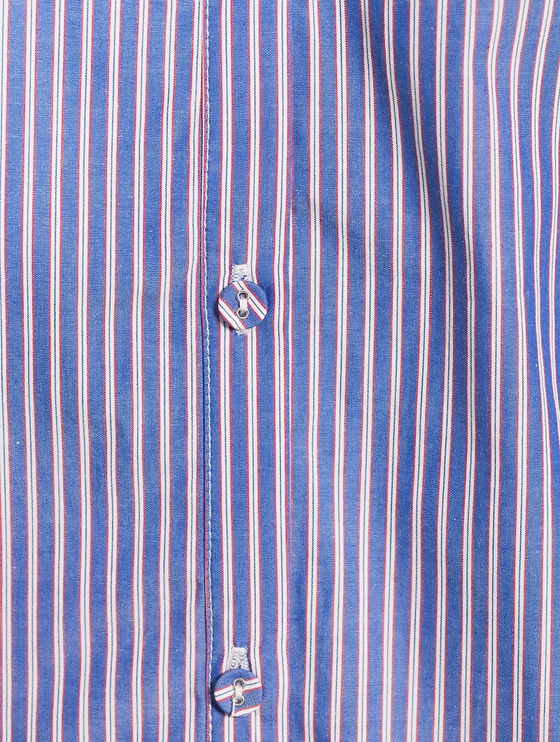 Rosane Ruffle Shirt Stripe