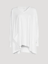 Long T-Shirt With Patch Pocket