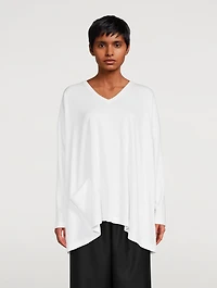 Long T-Shirt With Patch Pocket