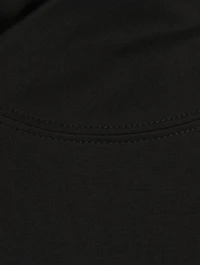Overlapping Scrunch-Neck T-Shirt