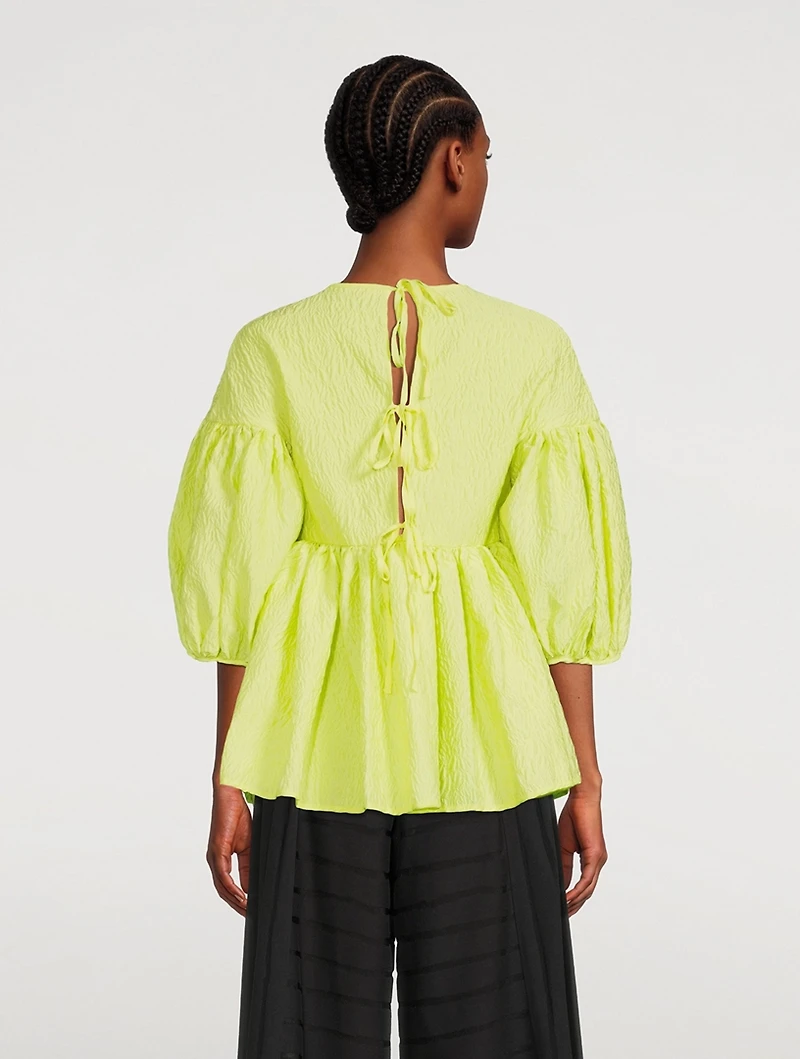 Jerry Puff-Sleeve Blouse