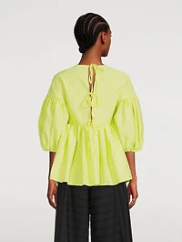 Jerry Puff-Sleeve Blouse