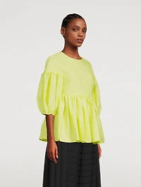 Jerry Puff-Sleeve Blouse