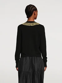 Farrah Cashmere And Wool Cardigan