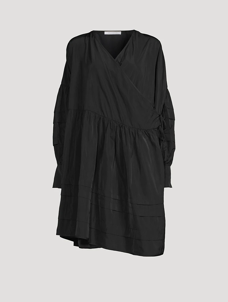 Amalie Recycled Polyester Wrap Dress