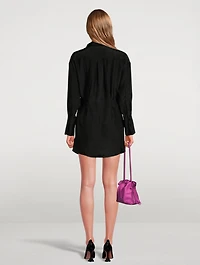 Otsuki Two-In-One Silk Shirt Dress