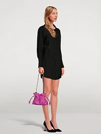 Otsuki Two-In-One Silk Shirt Dress