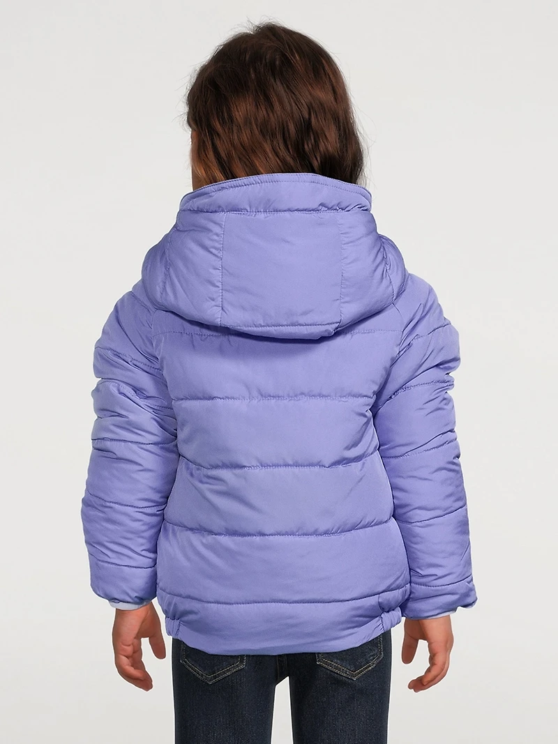 Hop x Sparkle Reversible Puffer Jacket With Hood