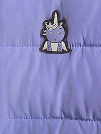 Hop x Sparkle Reversible Puffer Jacket With Hood