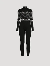 Nordic Wool Long-Sleeve Jumpsuit