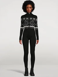 Nordic Wool Long-Sleeve Jumpsuit