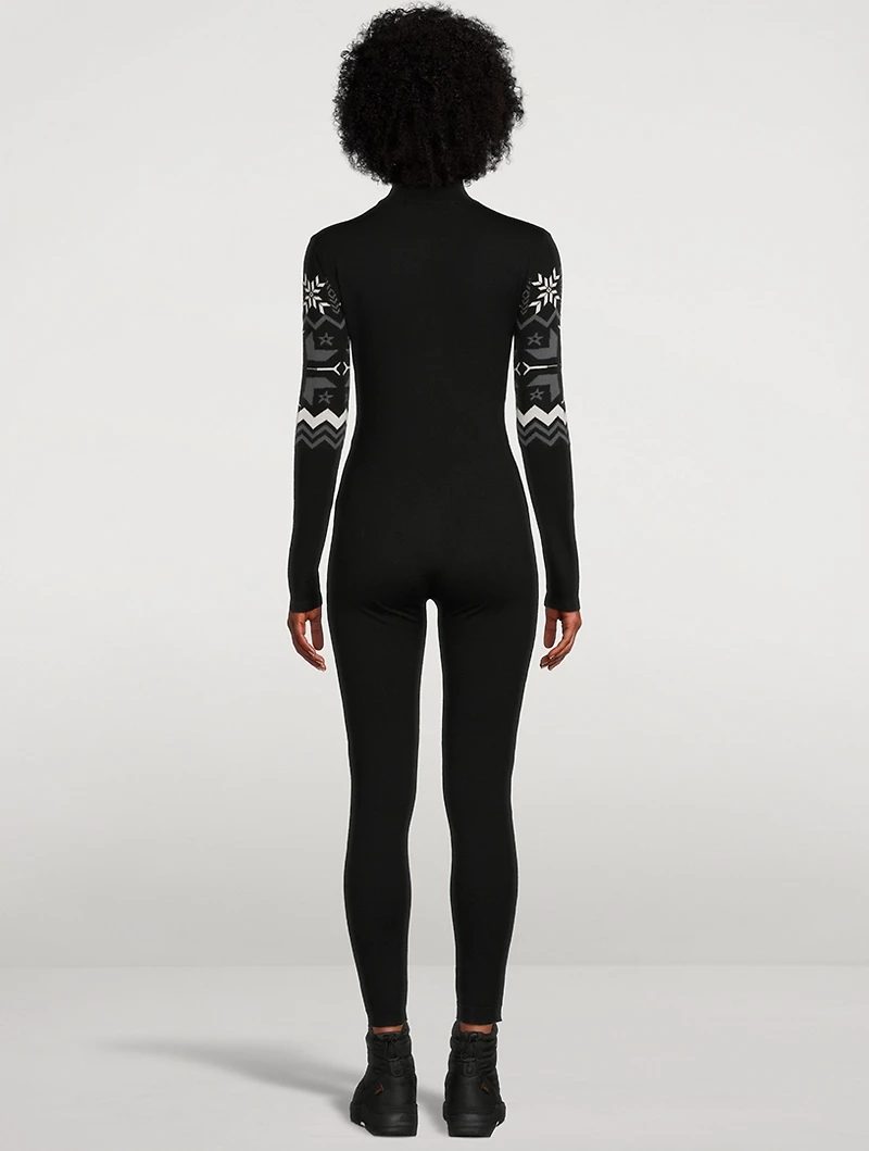 Nordic Wool Long-Sleeve Jumpsuit