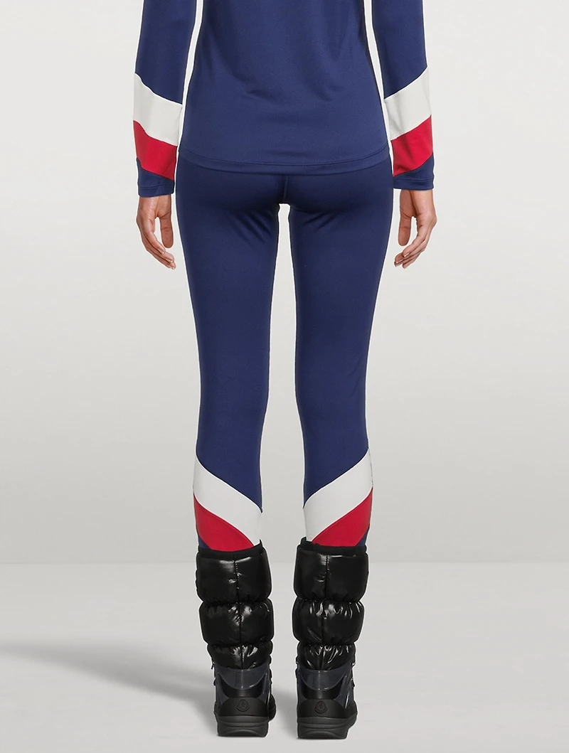Chevron Base-Layer Leggings