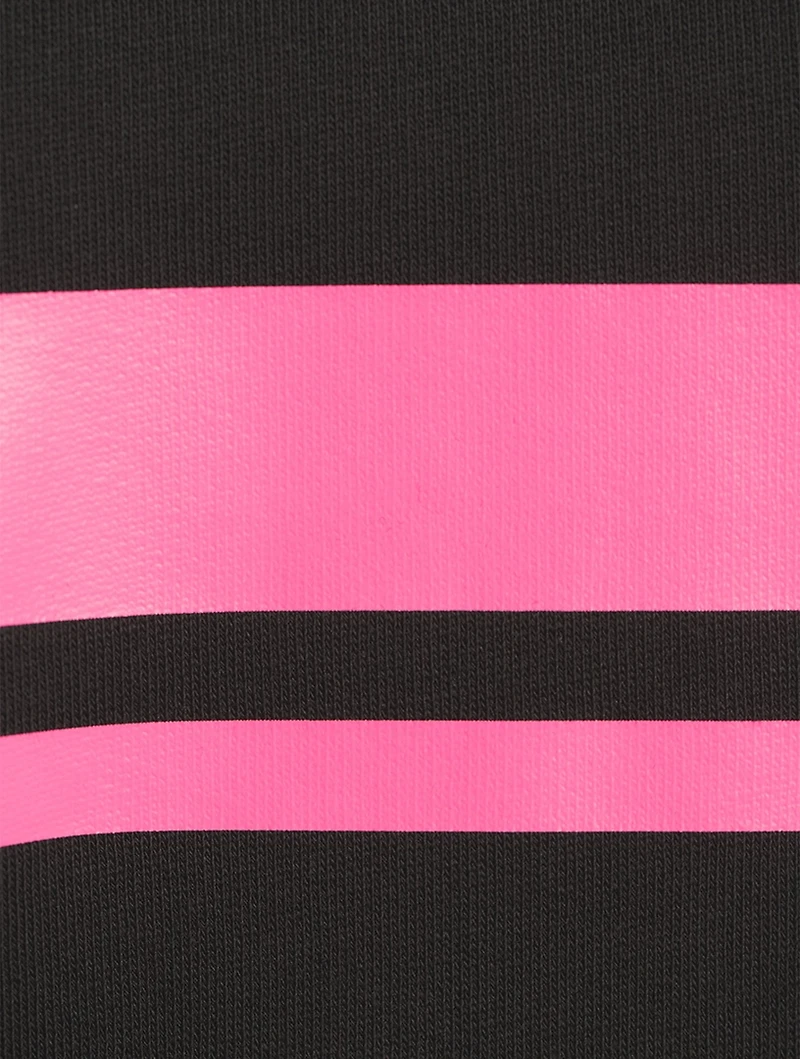 Cotton Logo Stripe Sweatshirt
