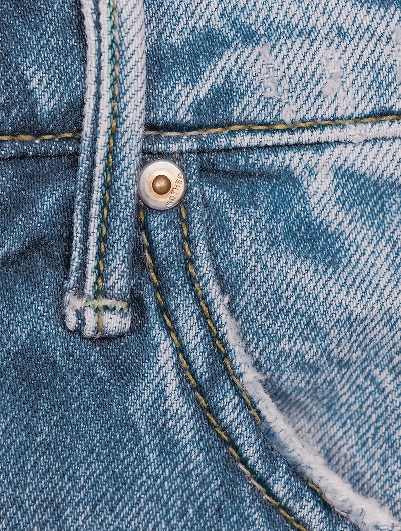 Tunnel Vision Sneak Wide-Leg Jeans