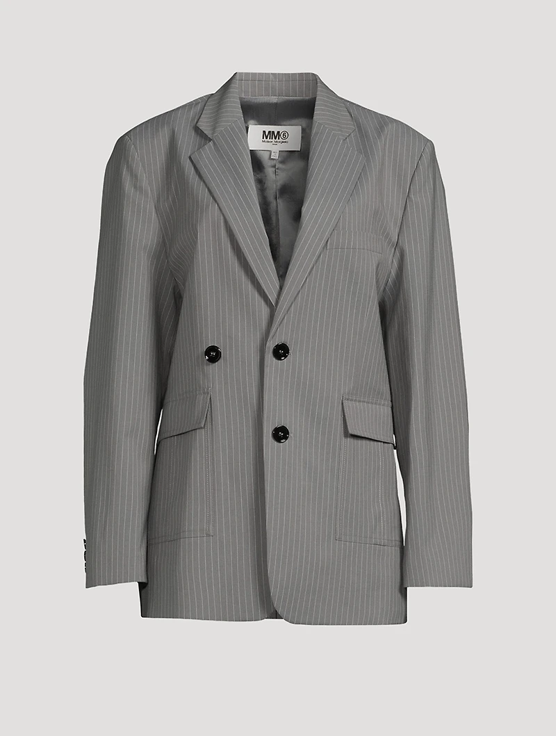 Pinstripe Blazer