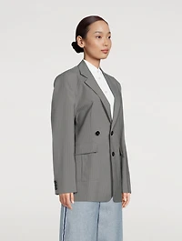 Pinstripe Blazer