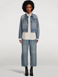 Multi-Wear Cotton Shirt Pinstripe Print