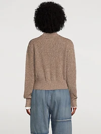 Double-Zip Knit Cardigan