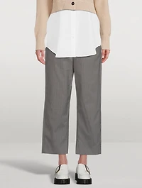 Pinstripe Trousers