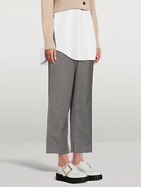 Pinstripe Trousers