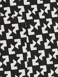 Wrap Mini Skirt Geo Print