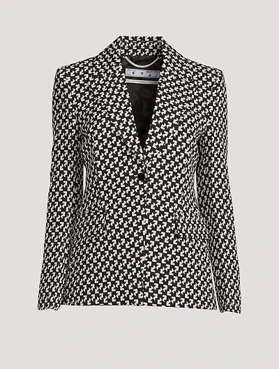 Blazer Geo Print