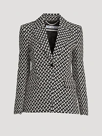 Blazer Geo Print