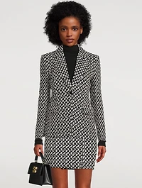 Blazer Geo Print