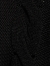Dip-Dyed Cable-Knit Wool Sweater