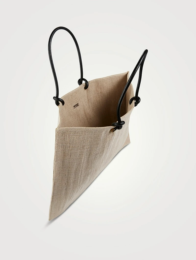 Astrid Woven Jute Tote Bag