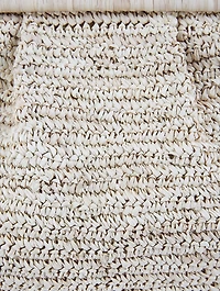 Signe Knit Raffia Clutch