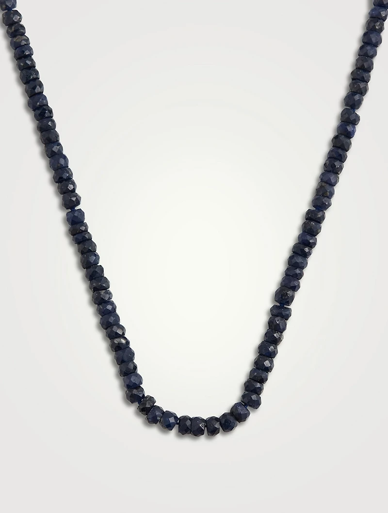 Sapphire Beaded Necklace