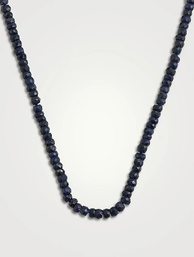 Sapphire Beaded Necklace