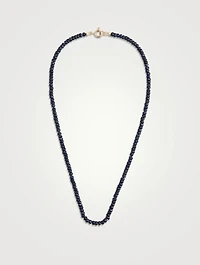 Sapphire Beaded Necklace