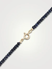 Sapphire Beaded Necklace